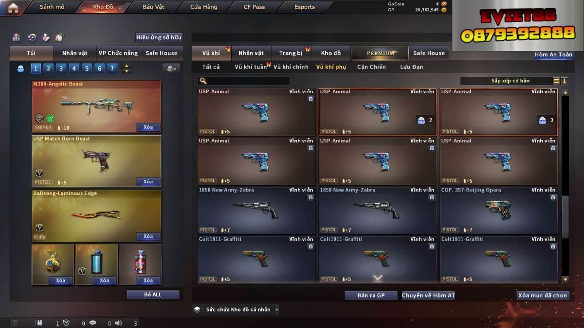 shop acc cf uy tin gia re